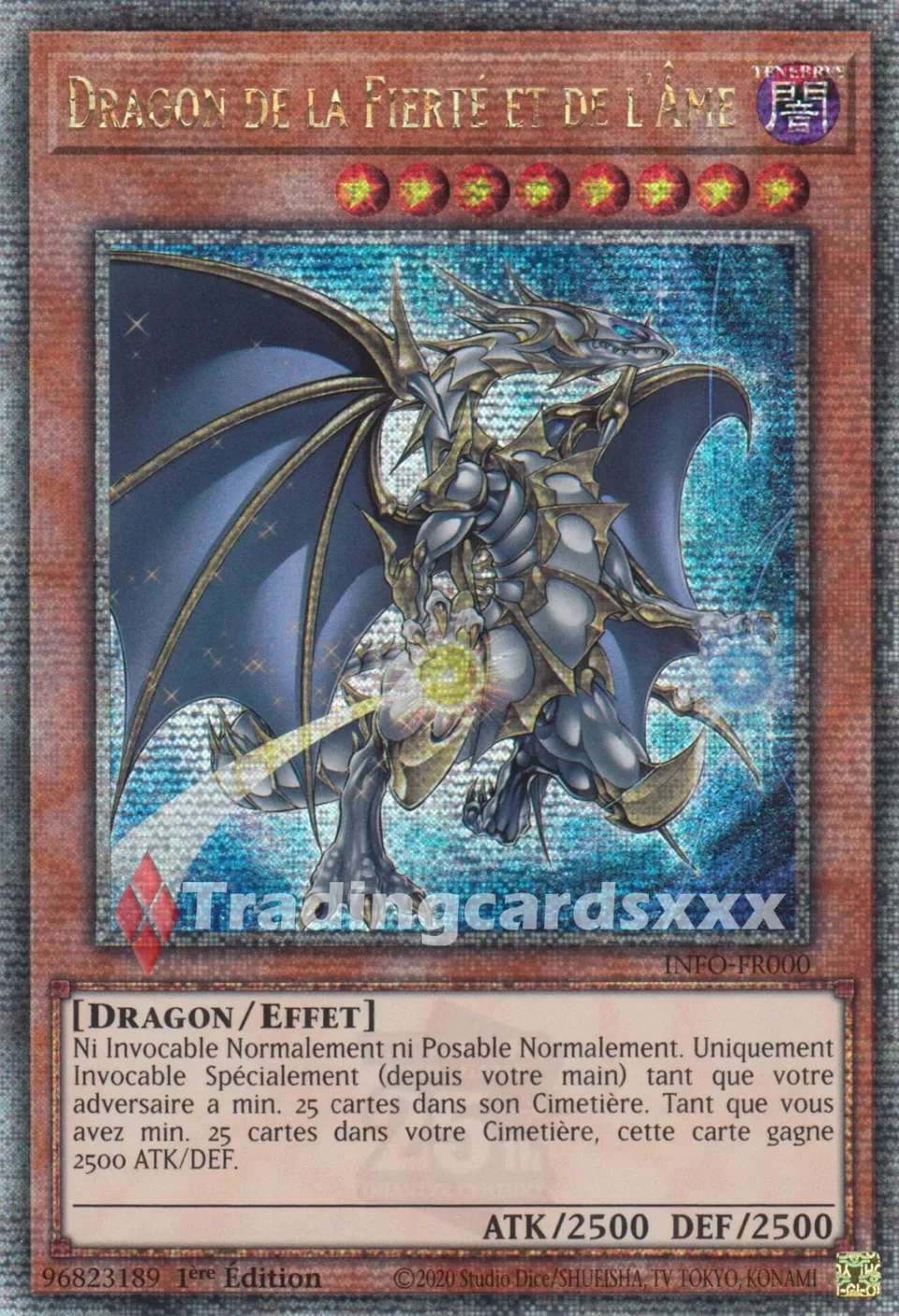 Yu-Gi-Oh! Dragon de la Fierté et de l'Âme INFO-FR000 carte QCSE