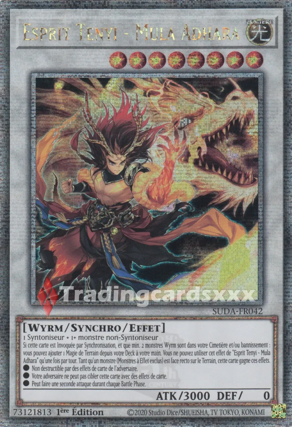 Yu-Gi-Oh! Esprit Tenyi Mula Adhara SUDA-FR042 Carte à l'unité