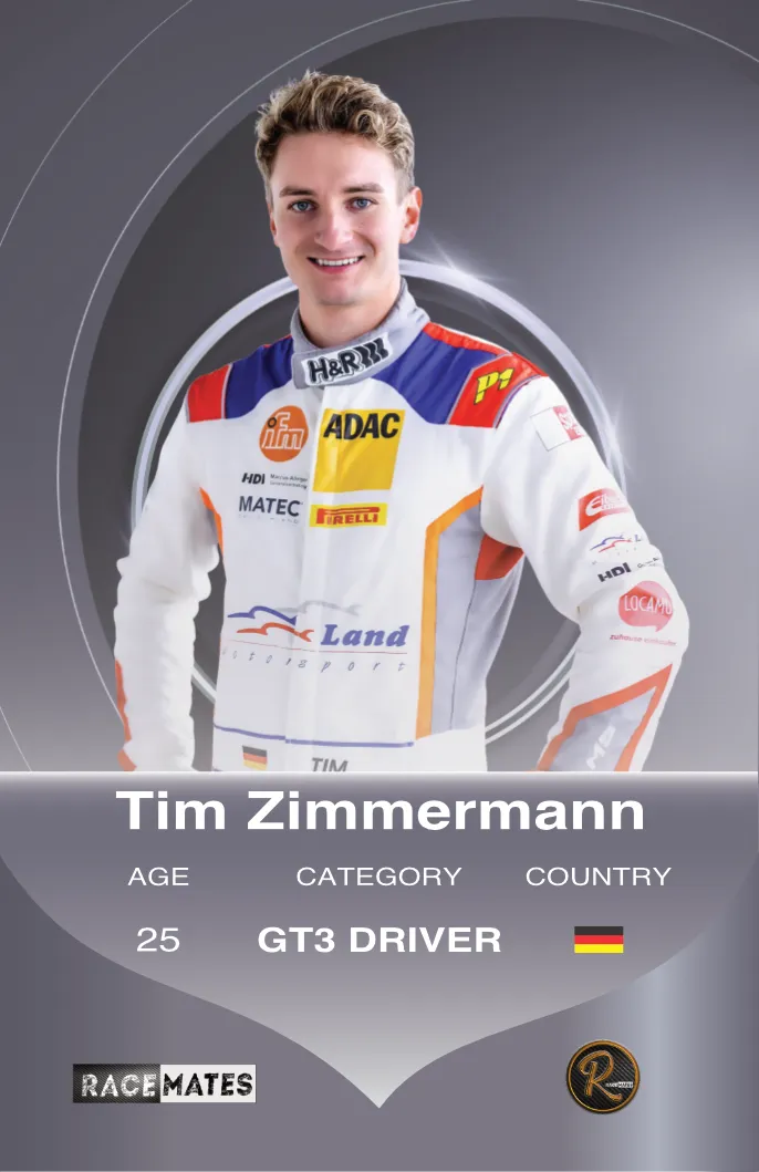 Racemates Tim Zimmermann carte collector GT3 Audi