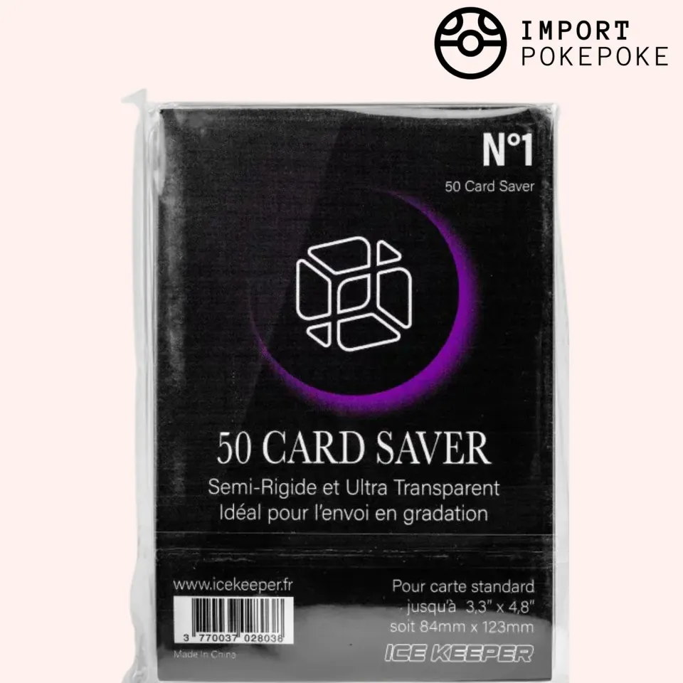 Ice Keeper Card Saver protège-cartes semi-rigide lot 50