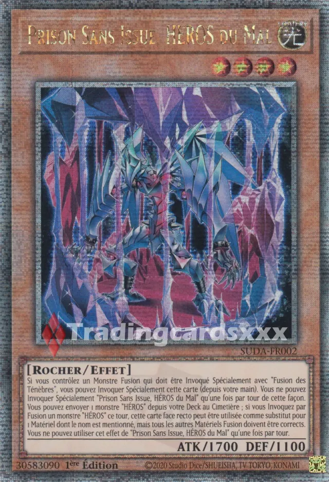 Yu-Gi-Oh! Prison Sans Issue HÉROS du Mal carte à l'unité