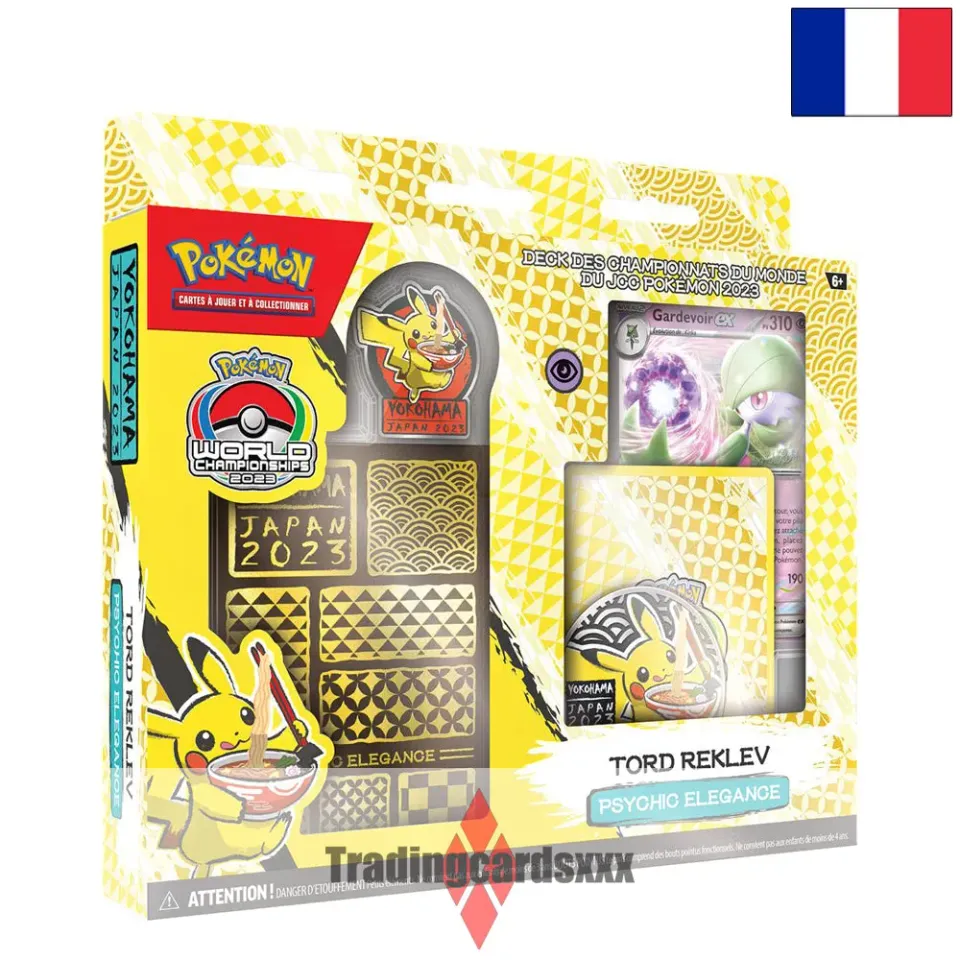 Pokémon Psychic Elegance Gardevoir ex deck Monde 2023 français