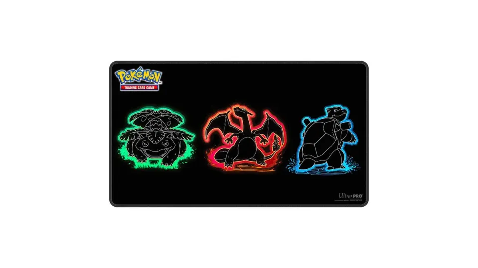 Pokémon Kanto Néon Foil Playmat 61x34cm Antidérapant