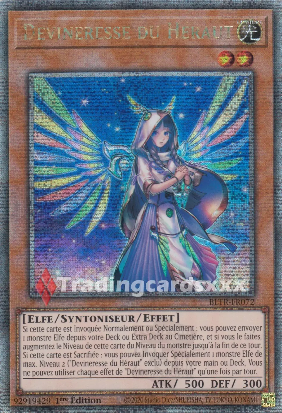 Yu-Gi-Oh! Devineresse du Héraut BLTR-FR072 carte 1ère édition