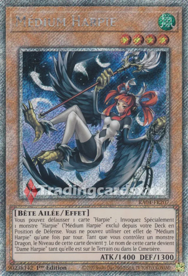 Yu-Gi-Oh! Médium Harpie carte RA04-FR207