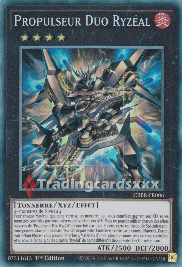 Yu-Gi-Oh! Propulseur Duo Ryzéal carte