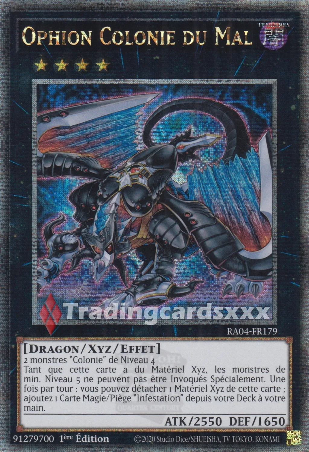 Yu-Gi-Oh! Ophion Colonie du Mal RA04-FR179 carte française