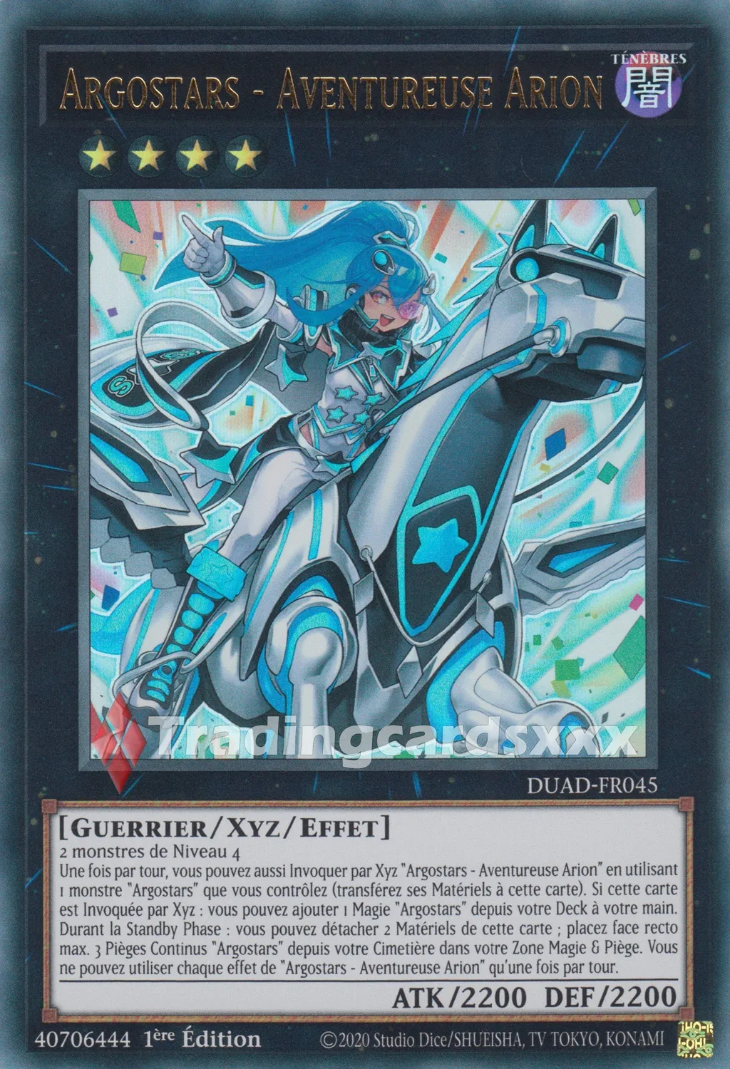 Yu-Gi-Oh! Évolution du Duelliste Arion carte DUAD-FR045