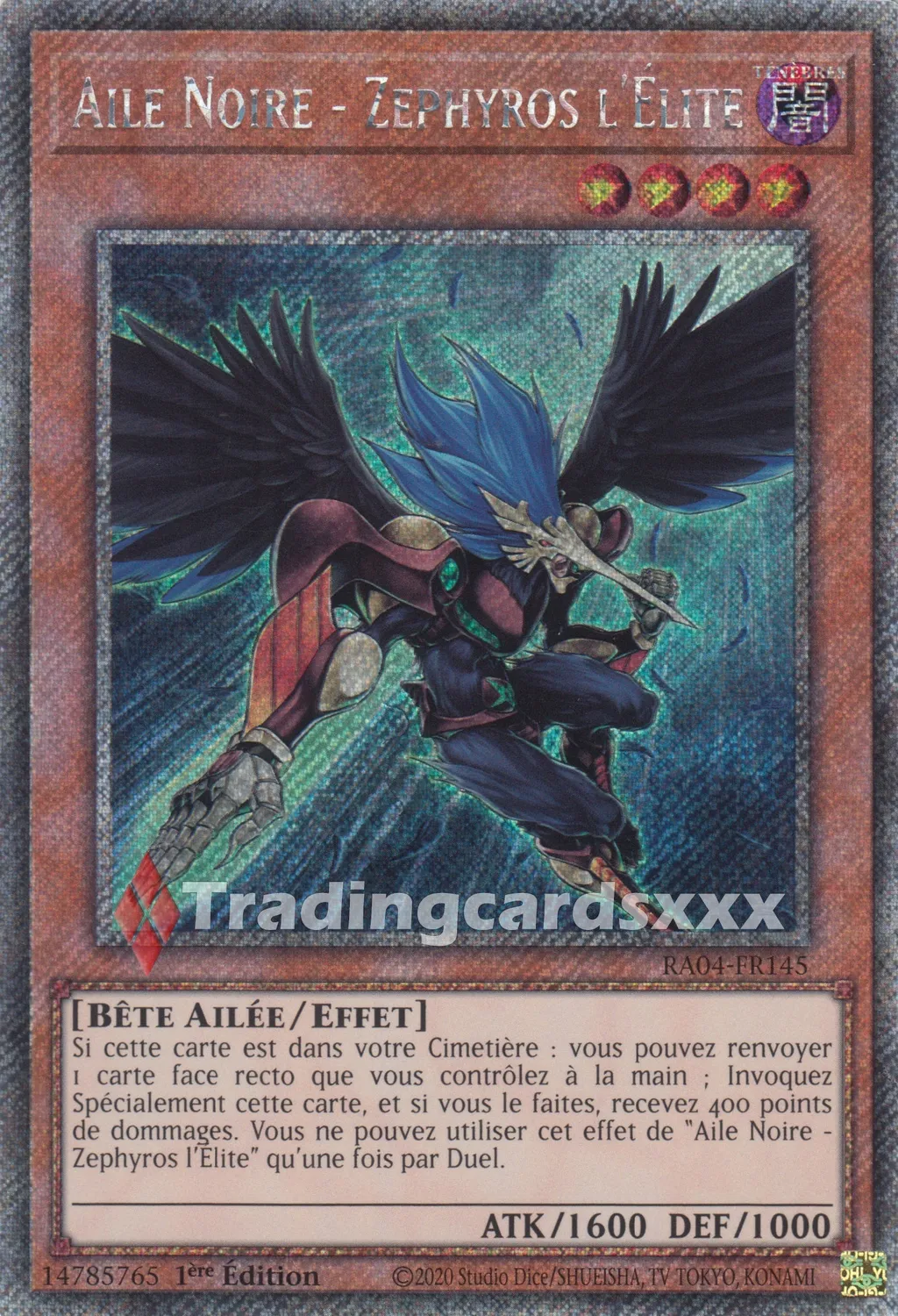 Yu-Gi-Oh! Aile Noire Zephyros l'Élite carte