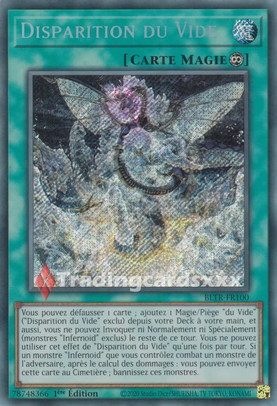 Yu-Gi-Oh! Disparition du Vide BLTR-FR100 carte Secret Rare