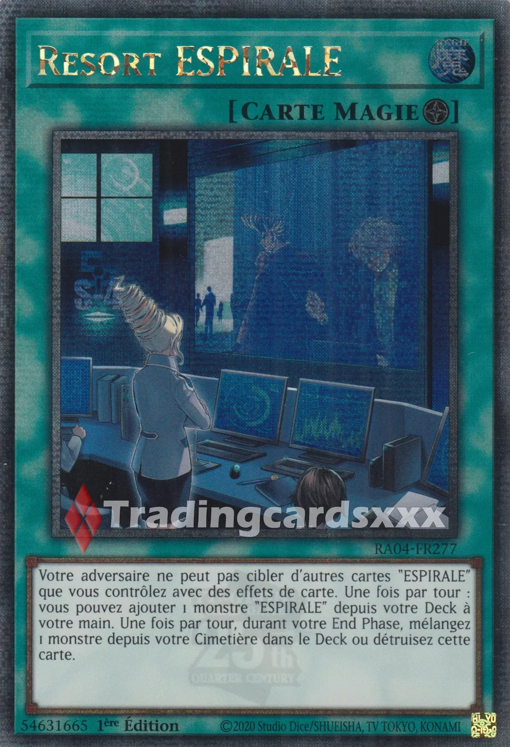 Yu-Gi-Oh! Resort ESPIRALE RA04-FR277 Carte Française