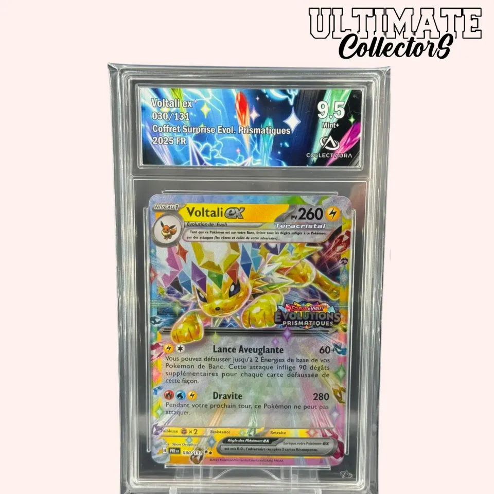 Pokémon Évolutions Prismatiques Voltali ex 030/131 Carte Française