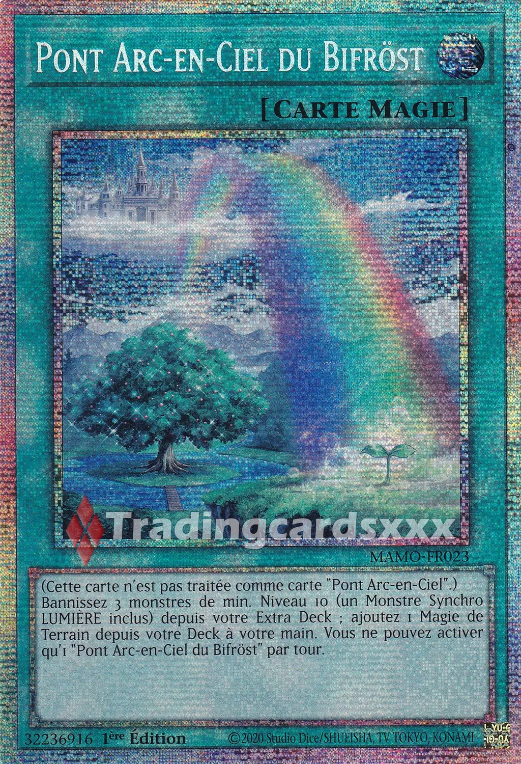 Yu-Gi-Oh! Pont Arc-en-Ciel du Bifröst carte
