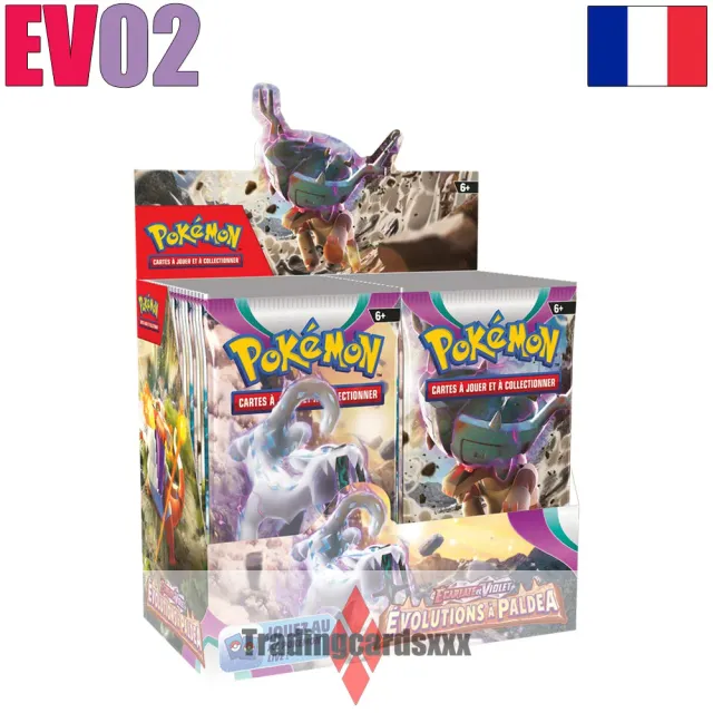 Pokémon Évolutions à Paldea EV02 display 36 boosters français