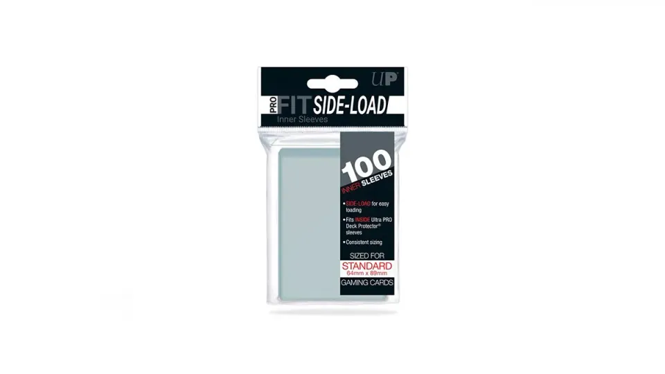 Ultra PRO PRO-Fit pochettes intérieures 100 cartes chargement latéral