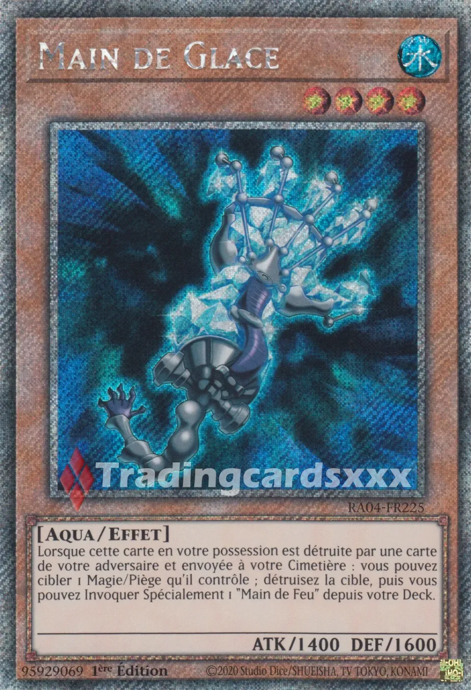 Yu-Gi-Oh! RA04-FR225 Main de Glace carte à l’unité