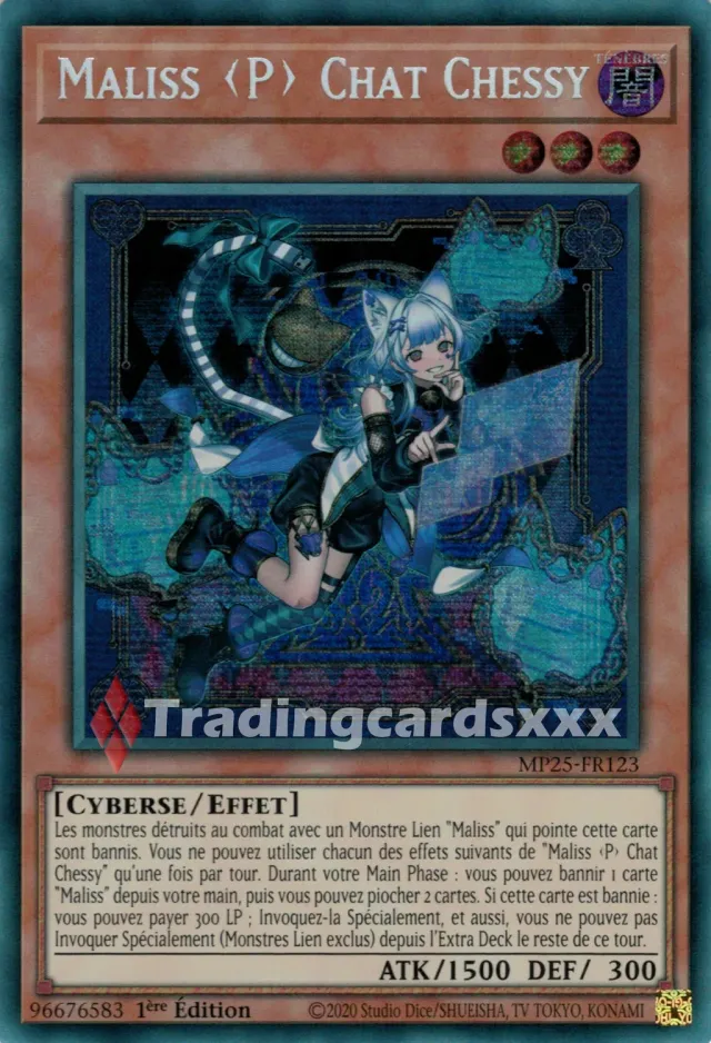 Yu-Gi-Oh! Maliss <P> Chat Chessy carte française