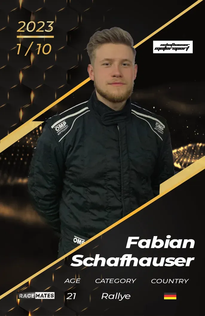 Racemates Fabian Schafhauser carte collector rallye