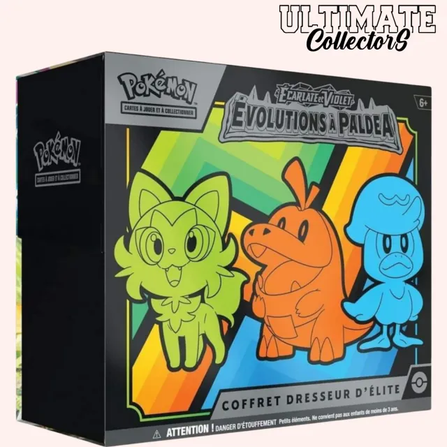 Pokémon Évolution à Paldea EV02 coffret dresseur d’élite 9 boosters