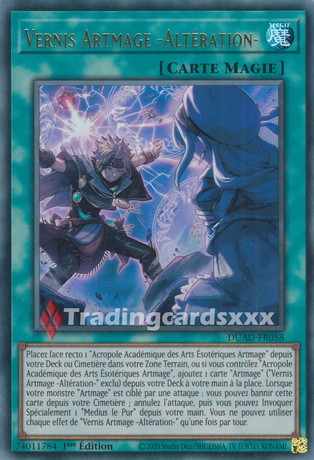 Yu-Gi-Oh! Vernis Artmage Altération DUAD-FR058 carte
