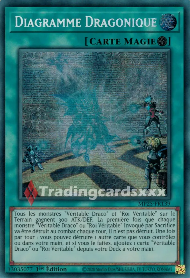 Yu-Gi-Oh! 2025 Méga-Pack Diagramme Dragonique MP25-FR139 carte PSE