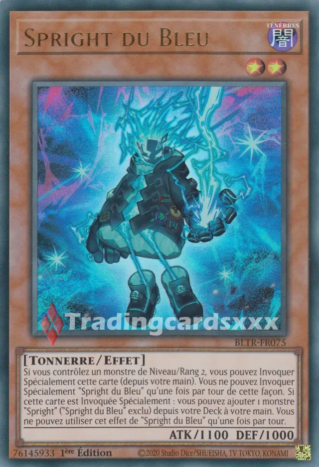 Yu-Gi-Oh! Spright du Bleu BLTR-FR075 carte UR 1ère édition