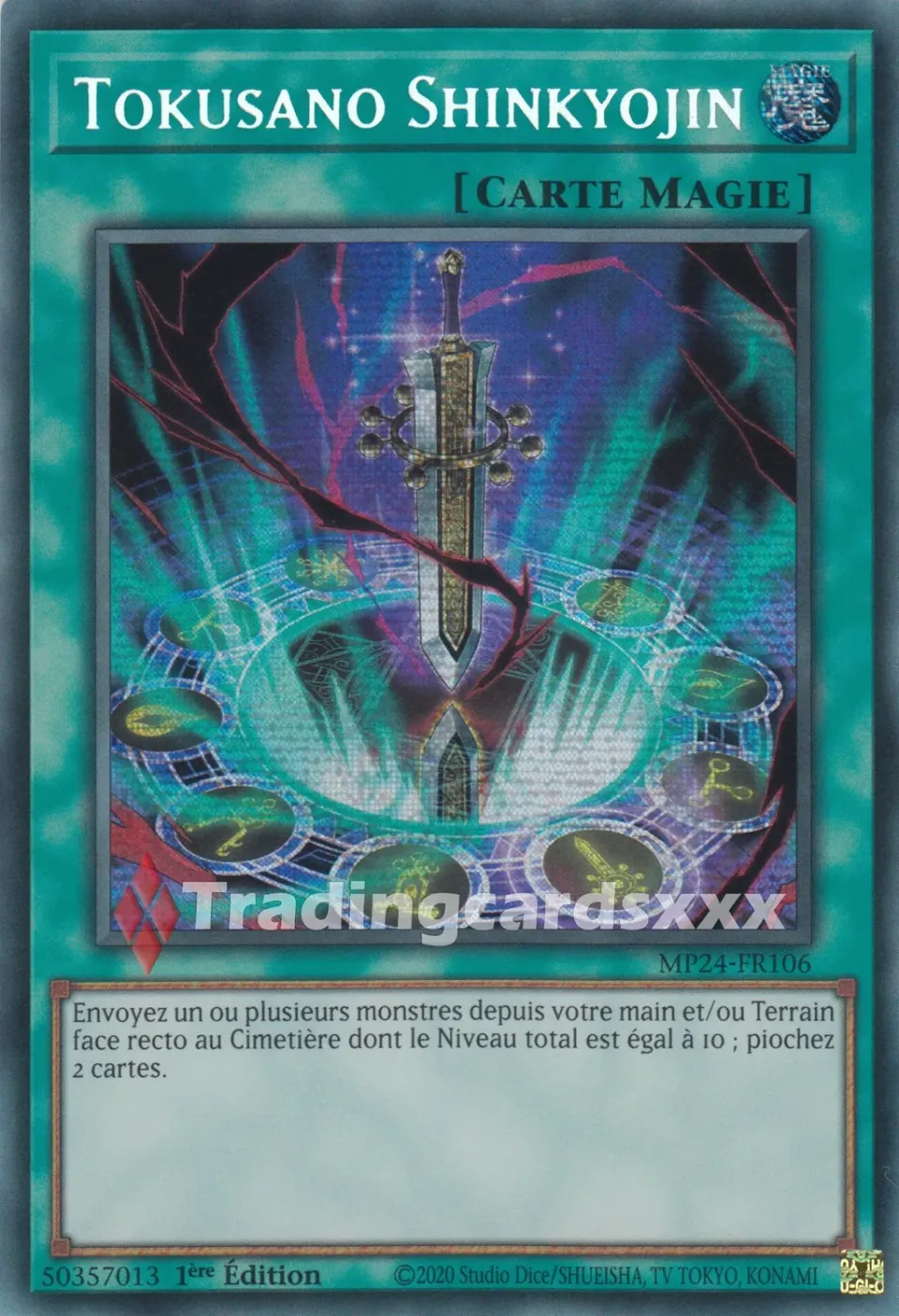 Yu-Gi-Oh! MP24-FR106 Tokusano Shinkyojin carte PSE