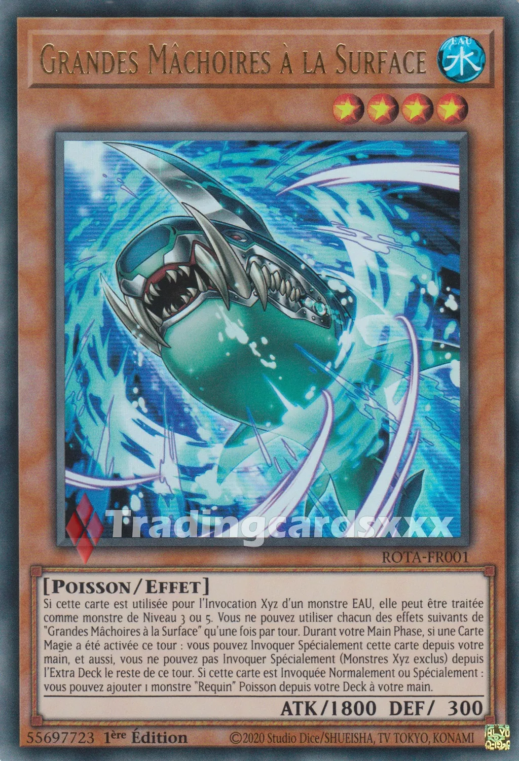 Yu-Gi-Oh! Grandes Mâchoires à la Surface carte
