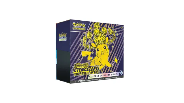 Pokemon Ecarlate Violet Etincelles Deferlantes EV8 coffret dresseur elite Pikachu