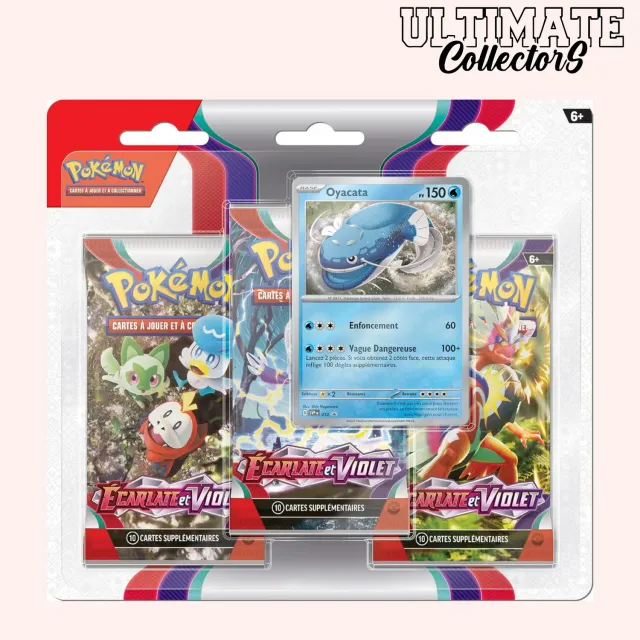Pokémon Écarlate et Violet EV01 tripack 3 boosters français