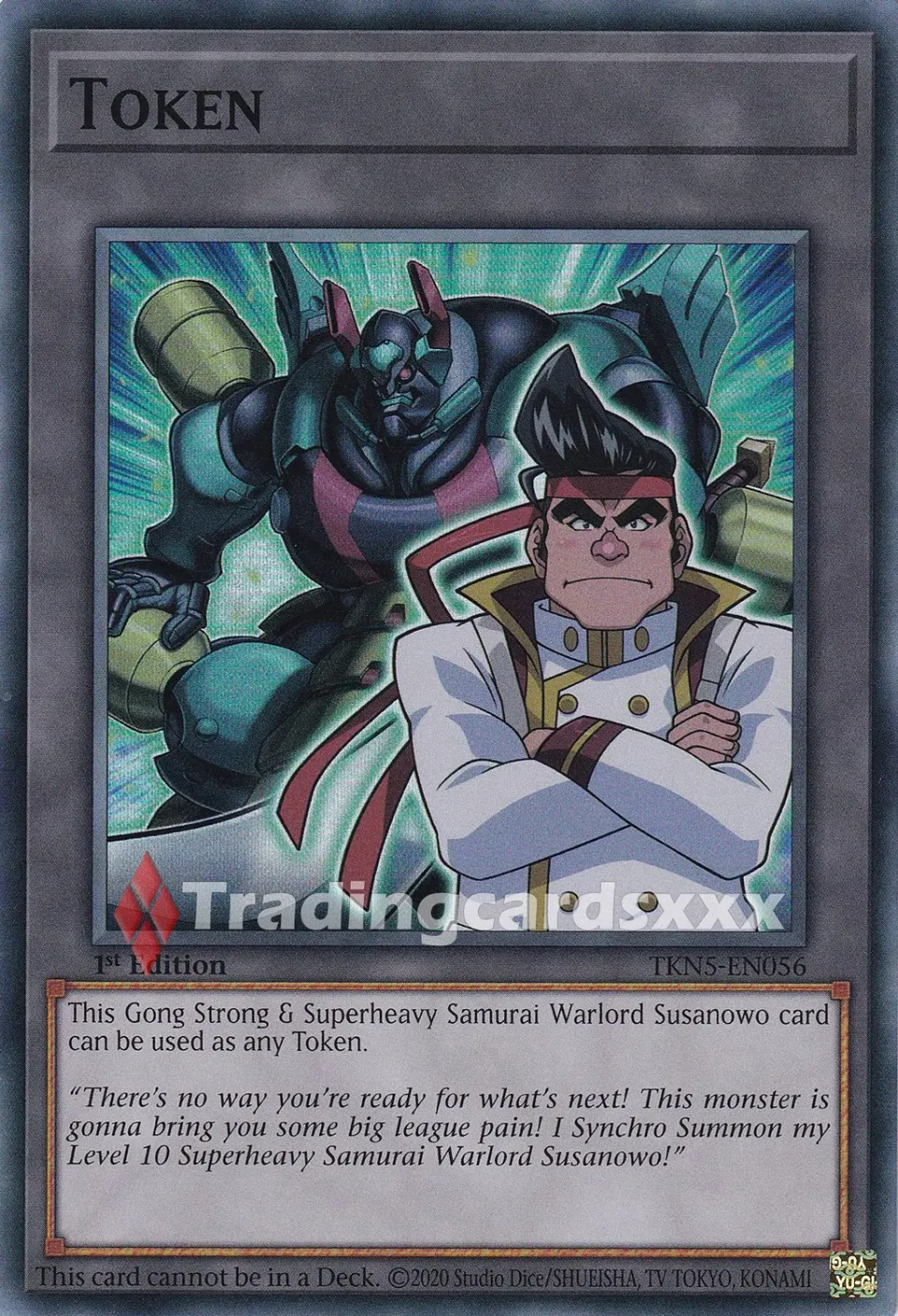Yu-Gi-Oh! Au-Delà Courage Token Gong Strong TKN5-EN056 jeton SR