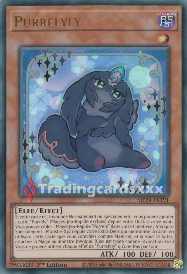 Yu-Gi-Oh! Miroirs du Duel Purrelyly MP24-FR191 carte Ultra Rare