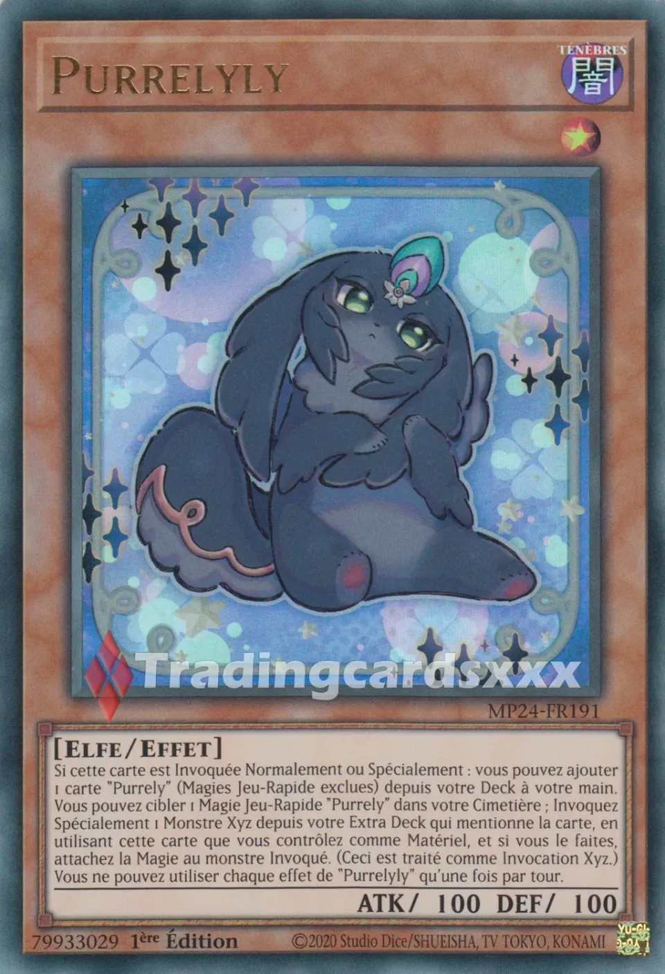 Yu-Gi-Oh! Miroirs du Duel Purrelyly MP24-FR191 carte Ultra Rare