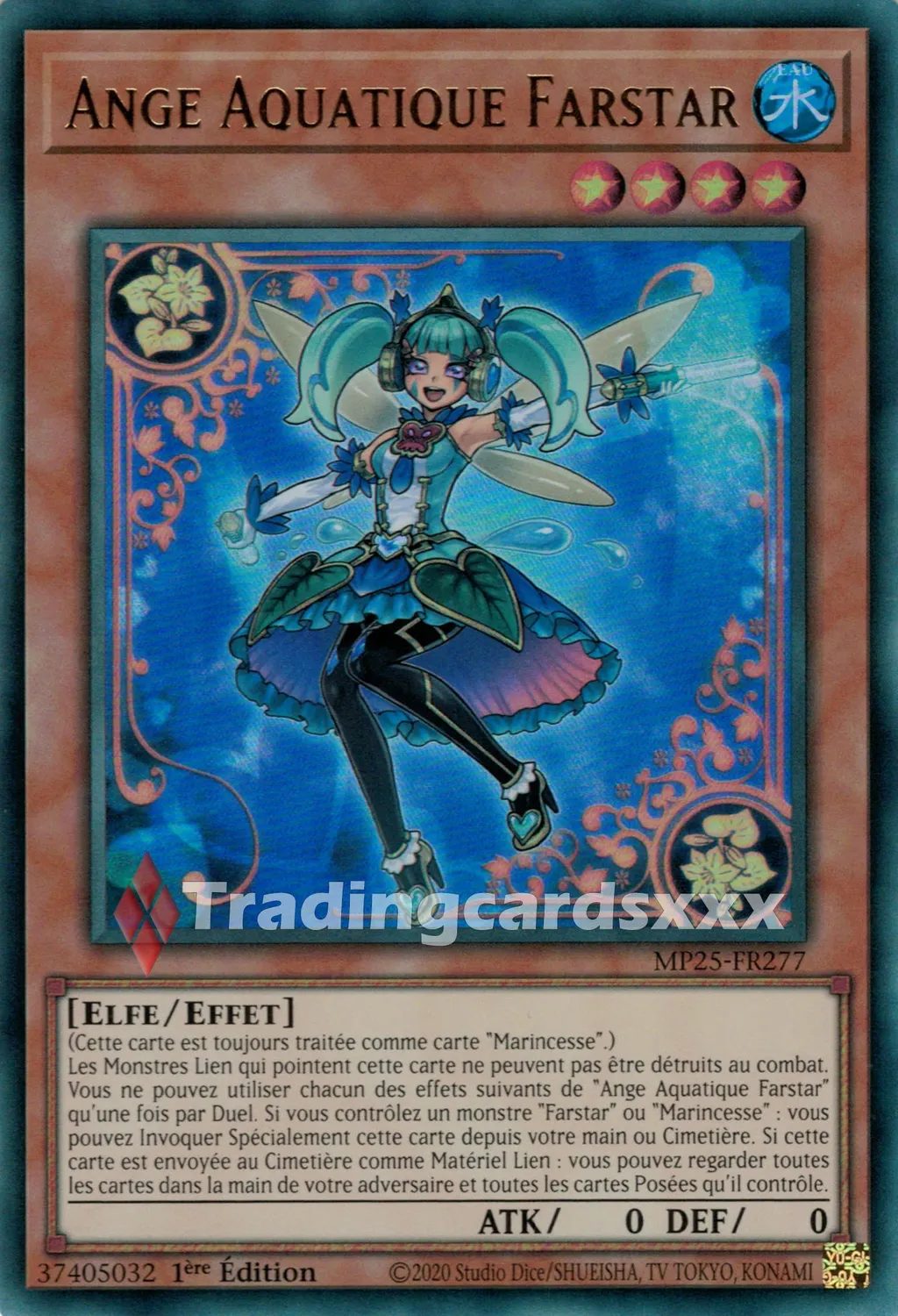 Yu-Gi-Oh! Labyrinthe Maître Ange Aquatique Farstar carte