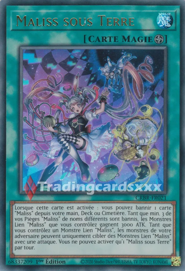Yu-Gi-Oh! Maliss sous Terre CRBR-FR021 carte UR