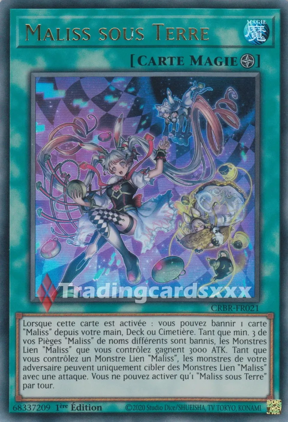 Yu-Gi-Oh! Maliss sous Terre CRBR-FR021 carte UR