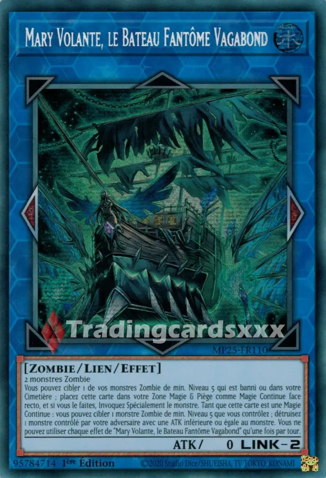 Yu-Gi-Oh! Mary Volante le Bateau Fantôme Vagabond Carte à l'unité