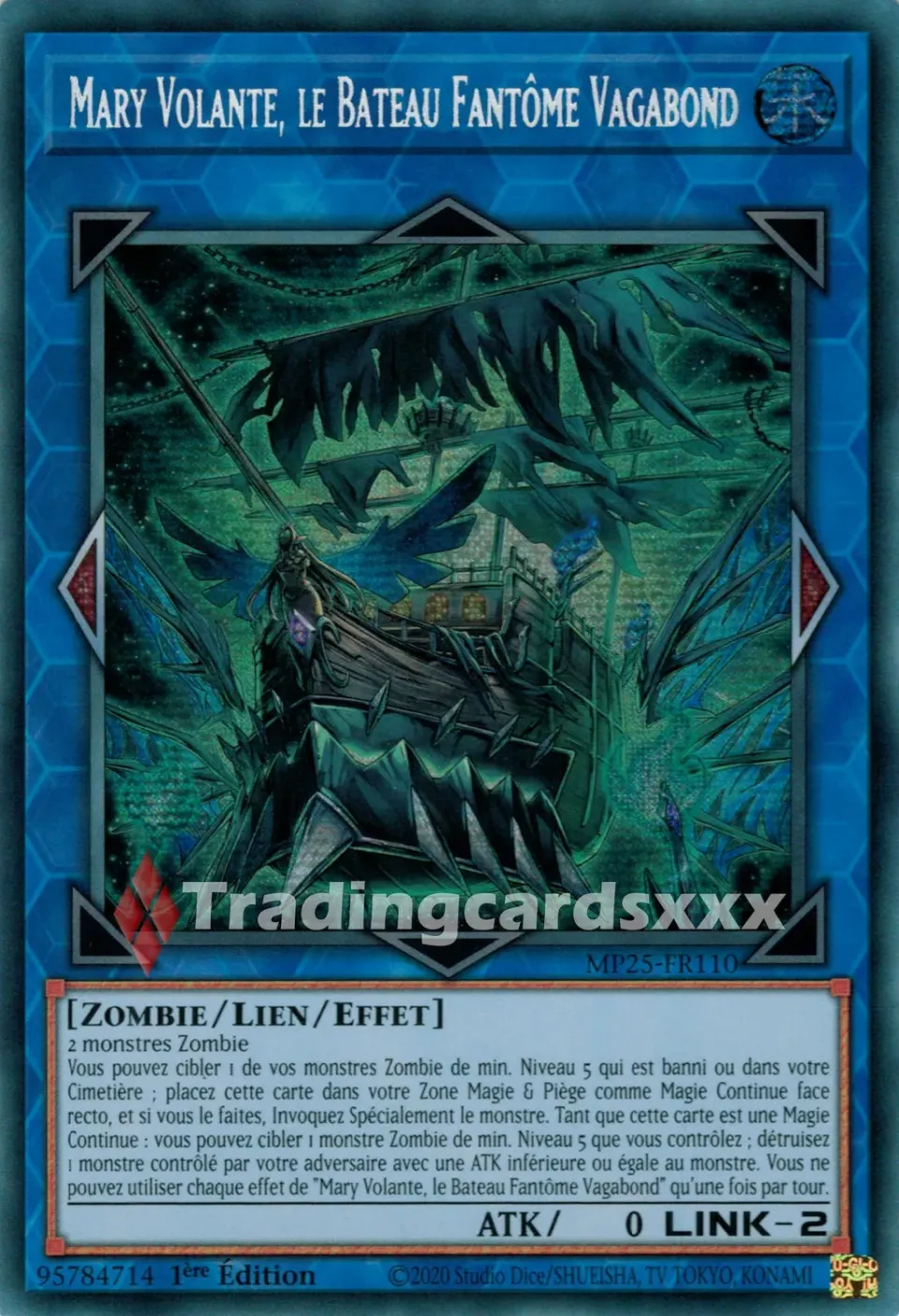 Yu-Gi-Oh! Mary Volante le Bateau Fantôme Vagabond Carte à l'unité