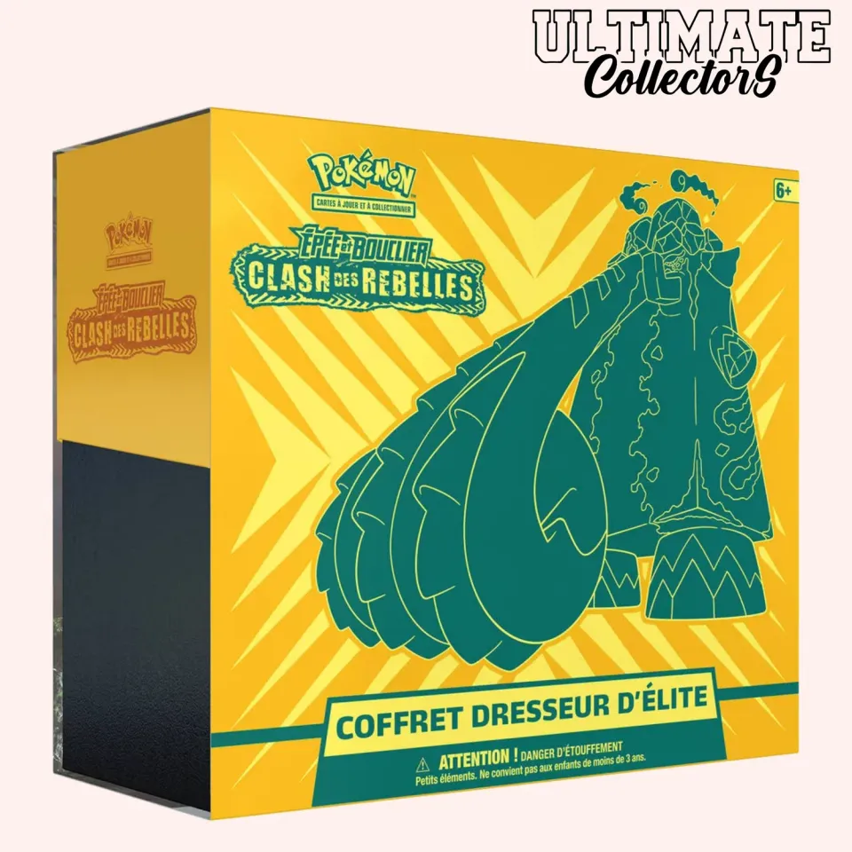 Pokémon Clash des Rebelles EB02 coffret dresseur d’élite 8 boosters