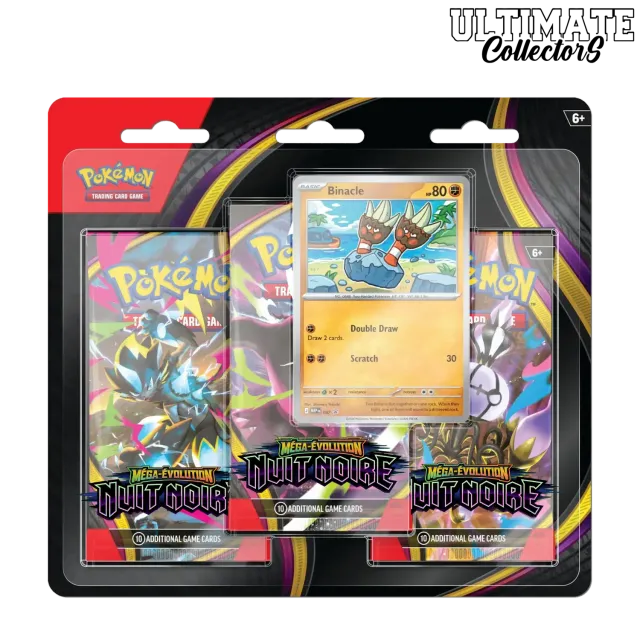 Hikaru Distribution Nuit Noire ME05 tripack 3 boosters français carte promo