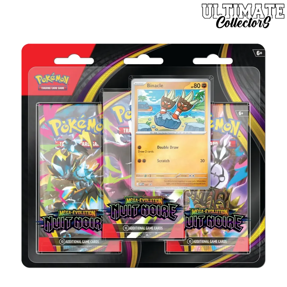 Hikaru Distribution Nuit Noire ME05 tripack 3 boosters français carte promo