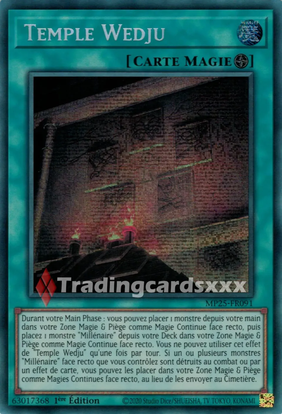 Yu-Gi-Oh! Temple Wedju carte à l'unité