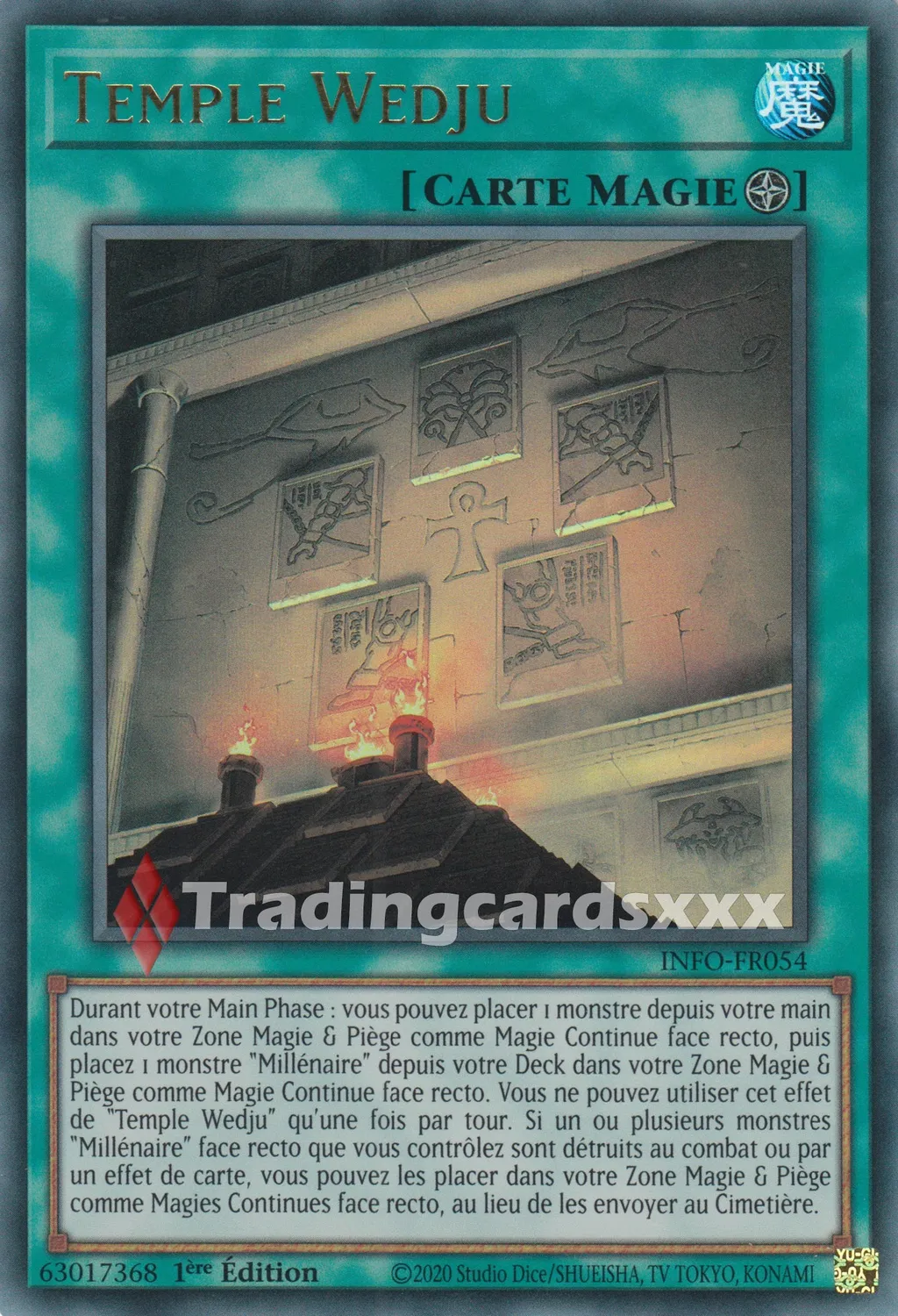 Yu-Gi-Oh! Temple Wedju carte à l'unité