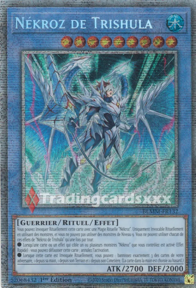 Yu-Gi-Oh! Nékroz de Trishula BLMM-FR132 carte Starlight Rare