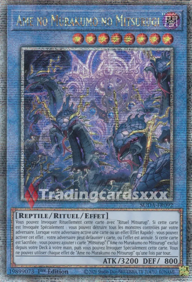Yu-Gi-Oh! Ame no Murakumo no Mitsurugi SUDA-FR092 carte 1ère édition