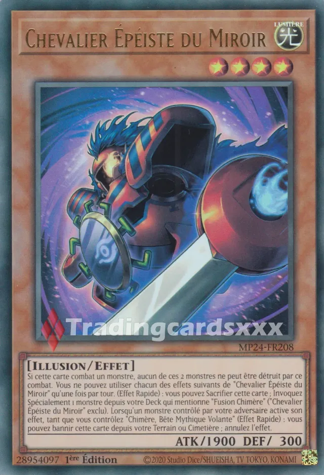 Yu-Gi-Oh! Chevalier Épéiste du Miroir carte Ultra Rare