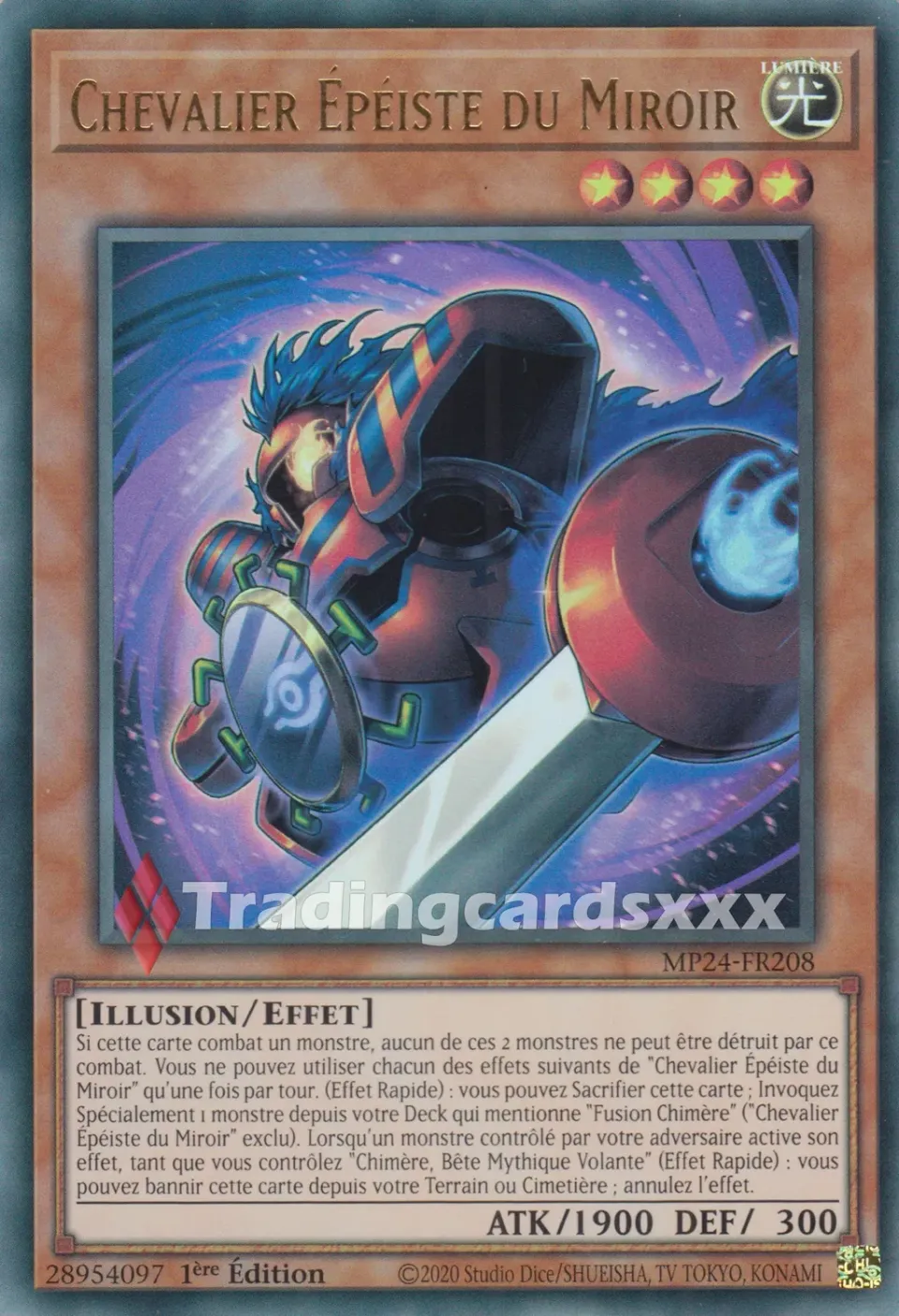Yu-Gi-Oh! Chevalier Épéiste du Miroir carte Ultra Rare