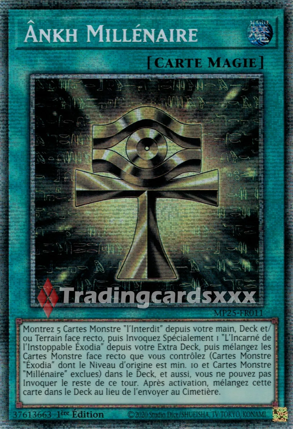 Yu-Gi-Oh! Ânkh Millénaire carte à l'unité