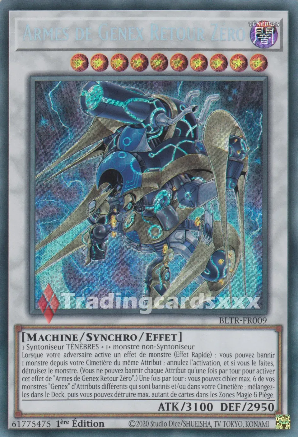 Yu-Gi-Oh! Armes de Genex Retour Zéro BLTR-FR009 carte SE