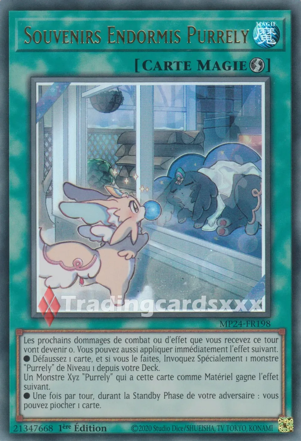 Yu-Gi-Oh! MP24 Souvenirs Endormis Purrely MP24-FR198 carte UR